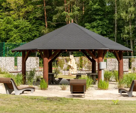 Teren ośrodka Leśnik